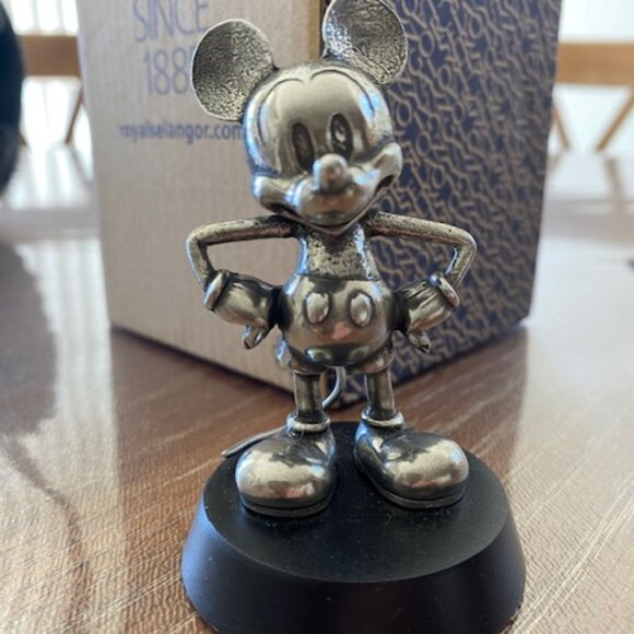 Mickey Mouse Pewter Figurine by Royal Selangor - Picture 1 of 4